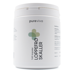 Pureviva Loppefrøskaller (540 kaps)