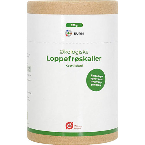 Kurm Loppefrøskaller - Økologisk