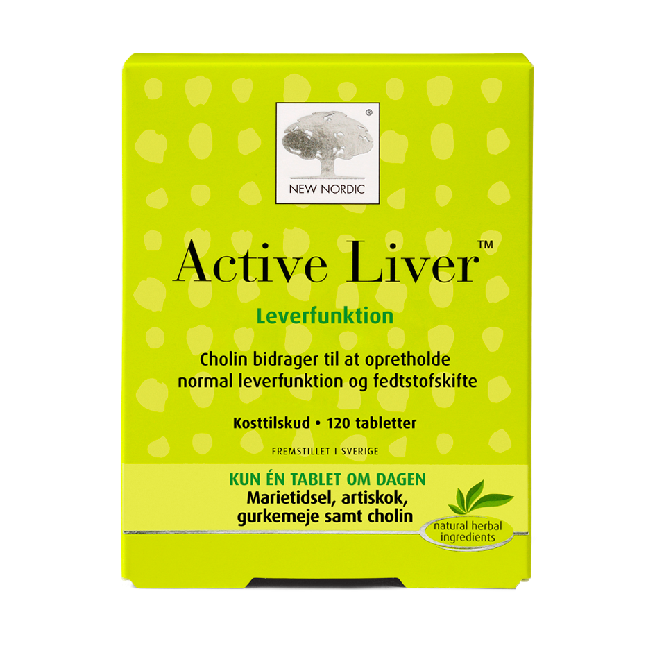 New Nordic Active Liver 120 tabl - 2 for 918,-