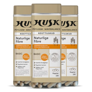 3 x HUSK Psyllium Mavebalance (225 kap)