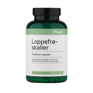 Mezina Loppefrøskaller Psyllium Kapsler (180 kaps)