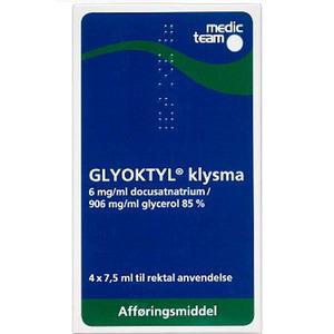 Glyoktyl Klysma - 4 x 7,5 ml